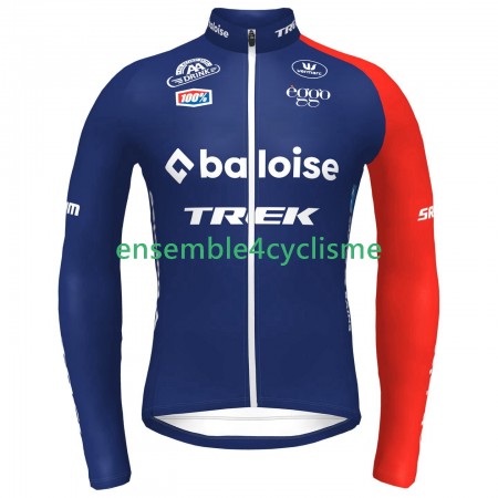 Maillot Cyclisme Manches Longues Baloise TREK Lions 2024 N001 Maillot Cyclisme Manches Longues Baloise TREK Lions 2024 N001